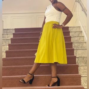 Face N Face Lime Green Pleated Skirt (NWT) - XXL